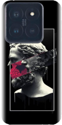 Husa din silicon compatibila cu Xiaomi 14 PRO - model Smoking Sculpture 
