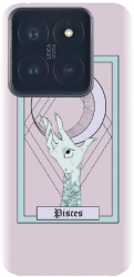 Husa din silicon compatibila cu Xiaomi 14 PRO - model Tarot Zodia Pesti 