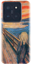 Husa din silicon compatibila cu Xiaomi 14 PRO - model The Scream 