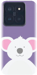 Husa din silicon compatibila cu Xiaomi 14 PRO - model Urs Koala 