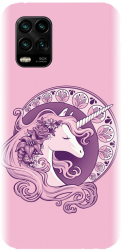 Husa din silicon compatibila cu Xiaomi Mi 10 Lite - model Purple Unicorn 