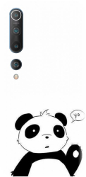 Husa din silicon compatibila cu Xiaomi Mi 10 - model Panda Cellphone 