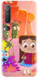 Husa din silicon compatibila cu Xiaomi Mi 10 - model Robots illustration 