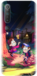 Husa din silicon compatibila cu Xiaomi Mi 10 Pro - model Gravity Falls 
