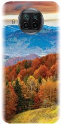 Husa din silicon compatibila cu Xiaomi Mi 10t Lite 5g - model Autumn Mountain Fall Rusty Forest 