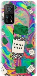 Husa din silicon compatibila cu Xiaomi Mi 10t Pro 5g - model Trippy Pills 