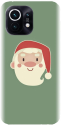 Husa din silicon compatibila cu Xiaomi Mi 11 - model Cute Santa Claus 