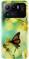 Husa din silicon compatibila cu Xiaomi Mi 11 Ultra - model Butterfly 001 