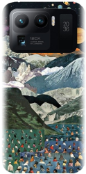 Husa din silicon compatibila cu Xiaomi Mi 11 Ultra - model Collage 