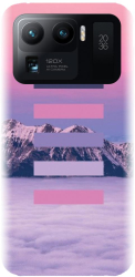 Husa din silicon compatibila cu Xiaomi Mi 11 Ultra - model Color Scheme Mov 