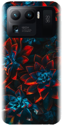 Husa din silicon compatibila cu Xiaomi Mi 11 Ultra - model Planta Suculenta 