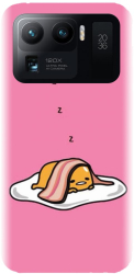 Husa din silicon compatibila cu Xiaomi Mi 11 Ultra - model Sleeping Egg 