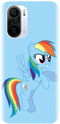 Husa din silicon compatibila cu Xiaomi Mi 11i - model Rainbow dash 