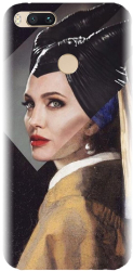 Husa din silicon compatibila cu Xiaomi Mi 5x - model Girl With A Pearl 