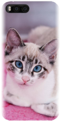 Husa din silicon compatibila cu Xiaomi Mi 6 - model Siamese Kitty 