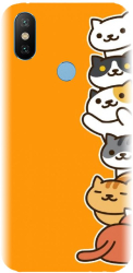 Husa din silicon compatibila cu Xiaomi Mi 6x - model Cat Tower 