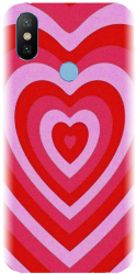 Husa din silicon compatibila cu Xiaomi Mi 6x - model PPG Heart Tunnel 