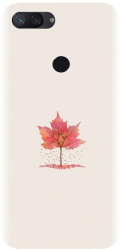 Husa din silicon compatibila cu Xiaomi Mi 8 Lite / Mi 8 Youth - model Autumn Tree Leaf 
