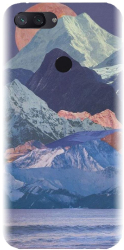 Husa din silicon compatibila cu Xiaomi Mi 8 Lite / Mi 8 Youth - model Collage Mountain 