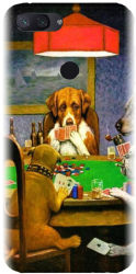 Husa din silicon compatibila cu Xiaomi Mi 8 Lite / Mi 8 Youth - model Dogs Playing Poker 