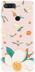 Husa din silicon compatibila cu Xiaomi Mi 8 Lite / Mi 8 Youth - model Floral 