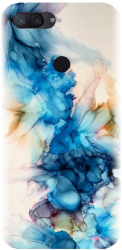 Husa din silicon compatibila cu Xiaomi Mi 8 Lite / Mi 8 Youth - model Ink Flowers 