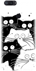 Husa din silicon compatibila cu Xiaomi Mi 8 Lite / Mi 8 Youth - model Oo Cats 
