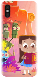 Husa din silicon compatibila cu Xiaomi Mi 8 / Mi 8 Explorer - model Robots illustration 