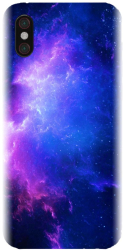 Husa din silicon compatibila cu Xiaomi Mi 8 Pro - model Purple Space Nebula 