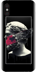 Husa din silicon compatibila cu Xiaomi Mi 8 Pro - model Smoking Sculpture 