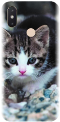 Husa din silicon compatibila cu Xiaomi Mi 8 SE - model Animal Cat 