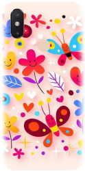 Husa din silicon compatibila cu Xiaomi Mi 8 SE - model Butterfly 002 