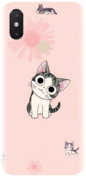 Husa din silicon compatibila cu Xiaomi Mi 8 SE - model Cute cat 