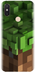 Husa din silicon compatibila cu Xiaomi Mi 8 SE - model Minecraft 