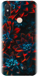 Husa din silicon compatibila cu Xiaomi Mi 8 SE - model Planta Suculenta 