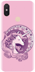 Husa din silicon compatibila cu Xiaomi Mi 8 SE - model Purple Unicorn 