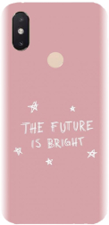 Husa din silicon compatibila cu Xiaomi Mi 8 SE - model The Future Is Bright 