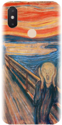 Husa din silicon compatibila cu Xiaomi Mi 8 SE - model The Scream 
