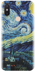 Husa din silicon compatibila cu Xiaomi Mi 8 SE - model The Starry Night 