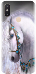 Husa din silicon compatibila cu Xiaomi Mi 8 SE - model White Horse 