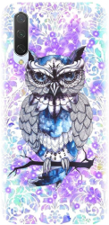 Husa din silicon compatibila cu Xiaomi Mi 9 Lite - model Abstract Owl 