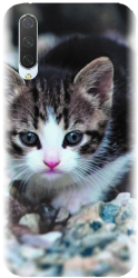 Husa din silicon compatibila cu Xiaomi Mi 9 Lite - model Animal Cat 