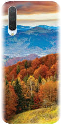 Husa din silicon compatibila cu Xiaomi Mi 9 Lite - model Autumn Mountain Fall Rusty Forest 