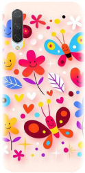 Husa din silicon compatibila cu Xiaomi Mi 9 Lite - model Butterfly 002 