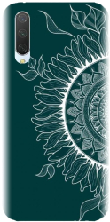 Husa din silicon compatibila cu Xiaomi Mi 9 Lite - model Green Mandala
