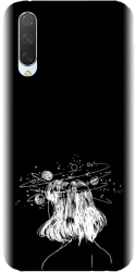Husa din silicon compatibila cu Xiaomi Mi 9 Lite - model Line Art Dreamer