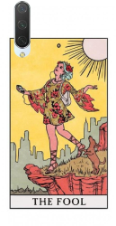 Husa din silicon compatibila cu Xiaomi Mi 9 Lite - model Tarot The Fool Clasic 