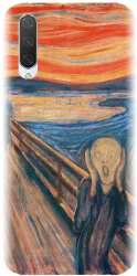 Husa din silicon compatibila cu Xiaomi Mi 9 Lite - model The Scream 