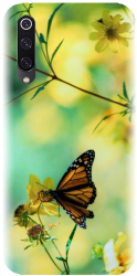Husa din silicon compatibila cu Xiaomi Mi 9 - model Butterfly 001 