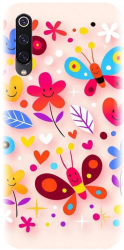 Husa din silicon compatibila cu Xiaomi Mi 9 - model Butterfly 002 